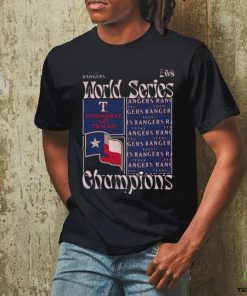 Texas Rangers World Series Straight Up Texas Champions Shirt