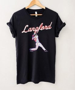 Texas Rangers Wyatt Langford Slugger Swing shirt