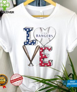 Texas Rangers baseball love shirt