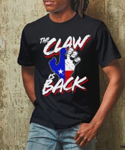 Texas Rangers the Claw is back hand shirt 1 Texas Rangers the Claw is back hand shirt