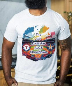 Texas Rangers vs Houston Astros The 23′ Lonestar ALCS Showdown Shirt 1 Texas Rangers vs Houston Astros The 23′ Lonestar ALCS Showdown Shirt