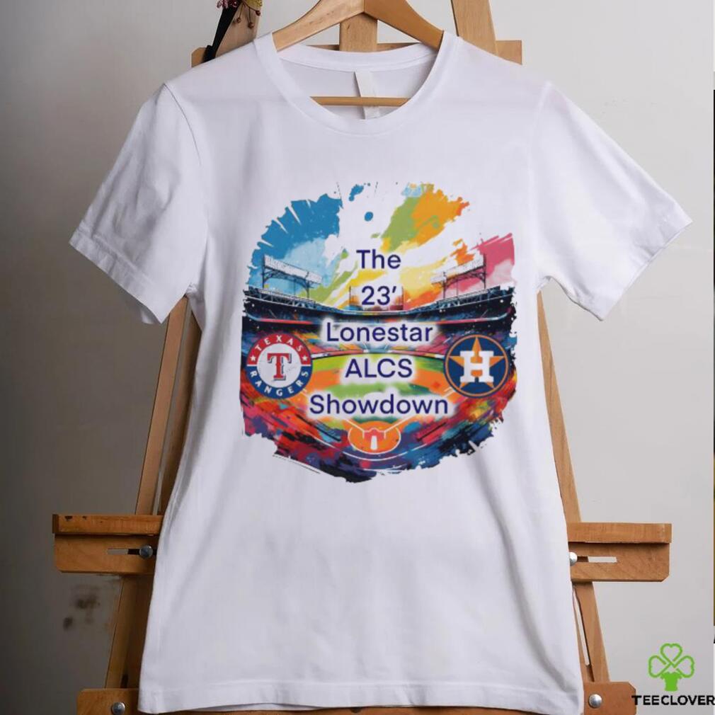 Texas Rangers vs Houston Astros The 23′ Lonestar ALCS Showdown Shirt Texas Rangers vs Houston Astros The 23′ Lonestar ALCS Showdown Shirt