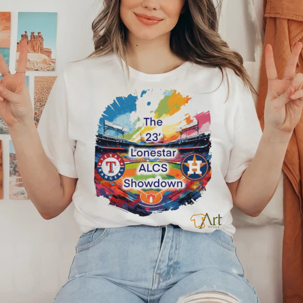 Texas Rangers vs Houston Astros The 23′ Lonestar ALCS Showdown Shirt Texas Rangers vs Houston Astros The 23′ Lonestar ALCS Showdown Shirt