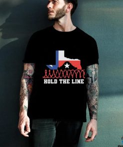 Texas Razor Wire Hold The Line Flag Shirt