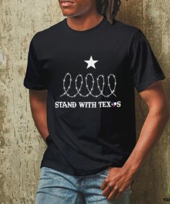 Texas Razor Wire – Stand With Texas Heart Shirt