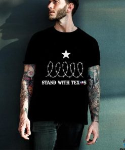 Texas Razor Wire – Stand With Texas Heart Shirt