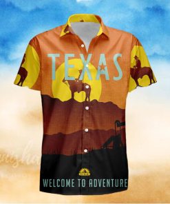 Texas Retro Style Travel Summer 3D Hawaiian Shirt Gift For Men And Women Fans