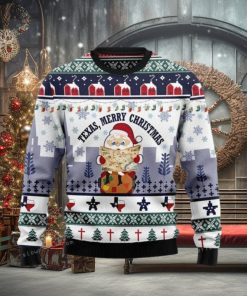 Texas Santa Christmas Ugly Sweater Party