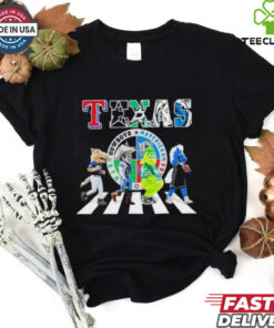 Texas Sports Team Mascots Abbey Road Shirt