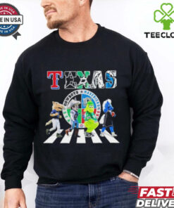 Texas Sports Team Mascots Abbey Road Shirt