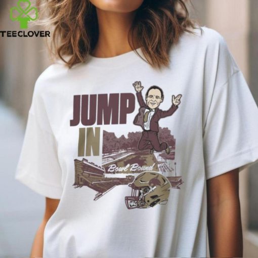 Texas State Bobcats 2023 Jump In Bowl Bound Official T Shirt