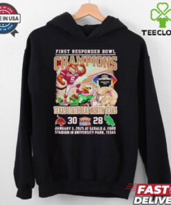 Texas State Bobcats Beat North Texas First Responder Bowl Champions Jan 3 2025 shirt