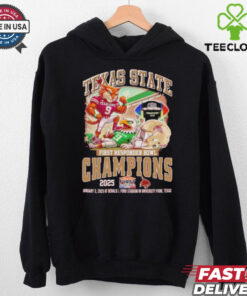 Texas State Bobcats First Responder Bowl Champions Jan 3 2025 At Gerald J Ford Stadium In University Park Texas shirt