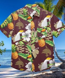 Texas State Bobcats Floral Hawaiian Shirt