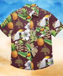 Texas State Bobcats Floral Hawaiian Shirt