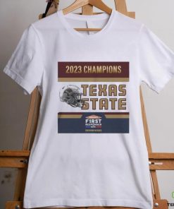 Texas State Bobcats Football Are 2023 First Responder Bowl Champions T Shirt