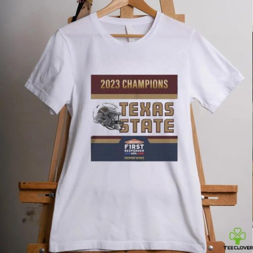 Texas State Bobcats Football Are 2023 First Responder Bowl Champions T Shirt