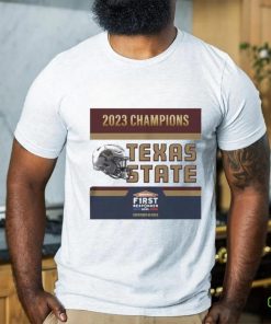 Texas State Bobcats Football Are 2023 First Responder Bowl Champions T Shirt