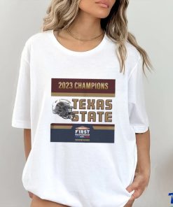 Texas State Bobcats Football Are 2023 First Responder Bowl Champions T Shirt