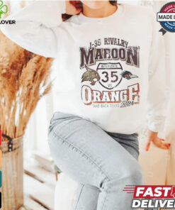 Texas State Bobcats vs UTSA Roadrunners 1 35 rivalry Maroon vs Orange take back Texas 2024 shirt