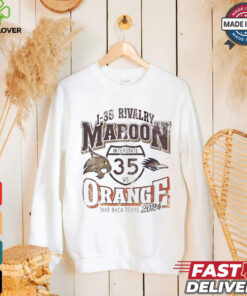 Texas State Bobcats vs UTSA Roadrunners 1 35 rivalry Maroon vs Orange take back Texas 2024 shirt