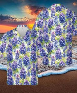 Texas State Flower Bluebonnet Flower 1 Hawaiian Shirt