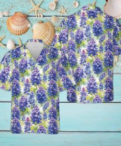 Texas State Flower Bluebonnet Flower 1 Hawaiian Shirt