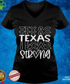 Texas Strong Messy Heart Shirt