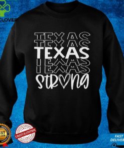 Texas Strong Messy Heart Shirt