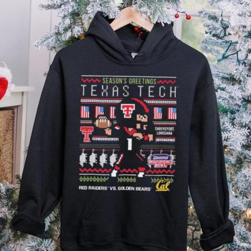 Texas Tech 2023 Independence Bowl Christmas Ugly Shirt