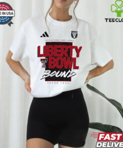 Texas Tech Football AutoZone Liberty Bowl Shirt, celebrating the Red Raiders' participation in the prestigious AutoZone Liberty Bowl. Featuring a bold design with team logos and the bowl game’s branding, this shirt is a great way for fans to show their support for Texas Tech in this exciting postseason matchup!