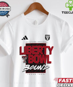 Texas Tech Football AutoZone Liberty Bowl Shirt, celebrating the Red Raiders' participation in the prestigious AutoZone Liberty Bowl. Featuring a bold design with team logos and the bowl game’s branding, this shirt is a great way for fans to show their support for Texas Tech in this exciting postseason matchup!