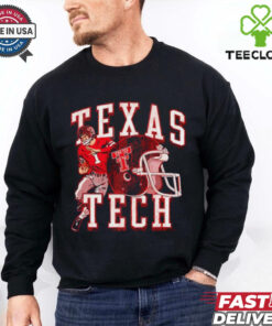 Texas Tech Helmet and player number 1 shirt