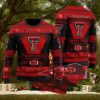 Texas Tech Red RaidSan Francisco 49ers Football Team Logo Ugly Christmas Sweater AOP Retail Custom Name