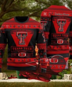 Texas Tech Red RaidSan Francisco 49ers Football Team Logo Ugly Christmas Sweater AOP Retail Custom Name