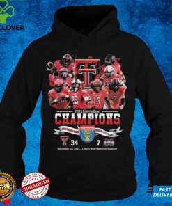 Texas Tech Red Raiders 2021 Liberty Bowl Champions Ncaa Football Graphic Unisex T Shirts