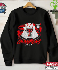 Texas Tech Red Raiders 2024 Liberty Bowl Champions Gloves Shirt, featuring a graphic celebrating Texas Tech's victory in the 2024 Liberty Bowl, with a pair of gloves incorporated into the design. Perfect for fans commemorating the team’s championship win.