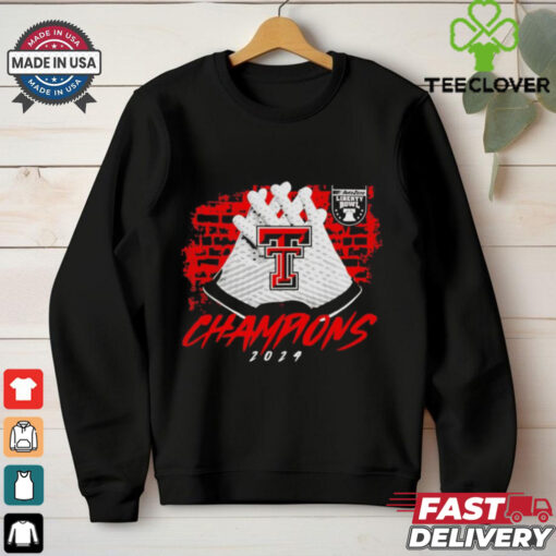 Texas Tech Red Raiders 2024 Liberty Bowl Champions gloves shirt