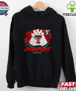 Texas Tech Red Raiders 2024 Liberty Bowl Champions Gloves Shirt, featuring a graphic celebrating Texas Tech's victory in the 2024 Liberty Bowl, with a pair of gloves incorporated into the design. Perfect for fans commemorating the team’s championship win.