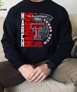 Texas Tech Red Raiders 2024 NCAA Basketball the road to Phoenix March Madness hoodie, sweater, longsleeve, shirt v-neck, t-shirt