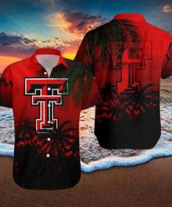 Texas Rangers Hawaiian Shirt Red Coconut Tree Logo Texas Rangers