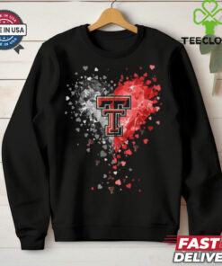 Texas Tech Red Raiders Crystal Heart Shirt