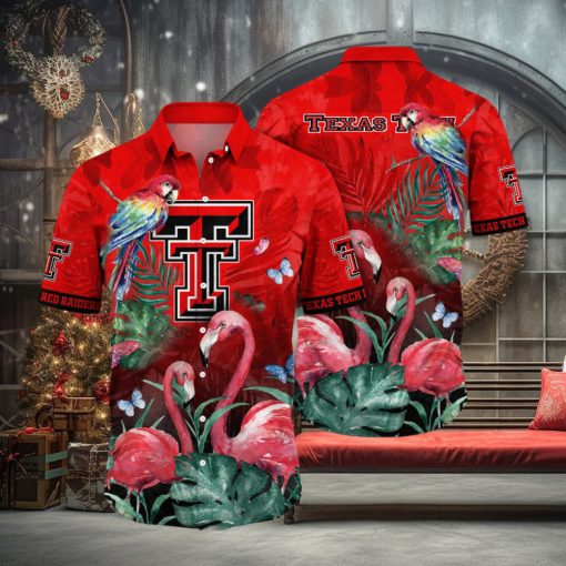 Texas Tech Red Raiders NCAA Hawaiian Shirt Lush Greenery Aloha Shirt