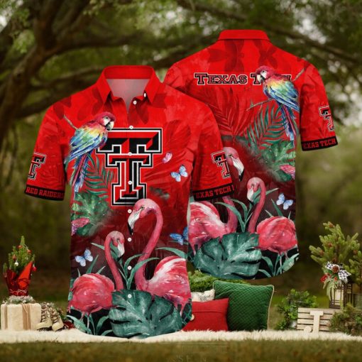 Texas Tech Red Raiders NCAA Hawaiian Shirt Lush Greenery Aloha Shirt