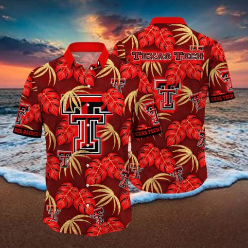 Texas Tech Red Raiders NCAA Hawaiian Shirt Warm Breezes Aloha Shirts