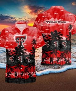 Texas Tech Red Raiders Ncaa Summer Button Up Hawaiian Shirt