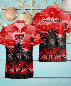 Texas Tech Red Raiders Ncaa Summer Button Up Hawaiian Shirt