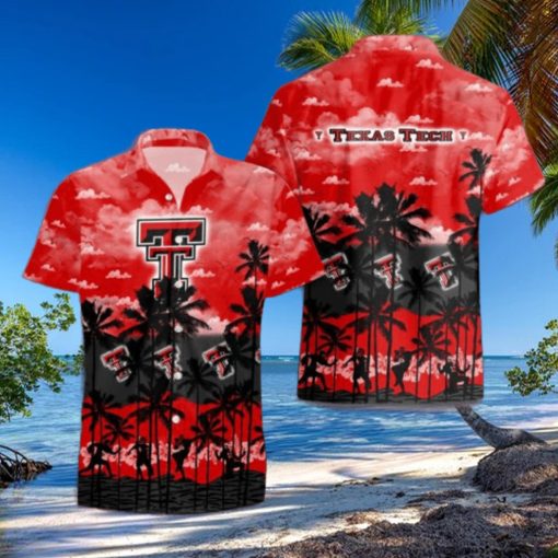 Texas Tech Red Raiders Palms Tree Hawaiian Shirt