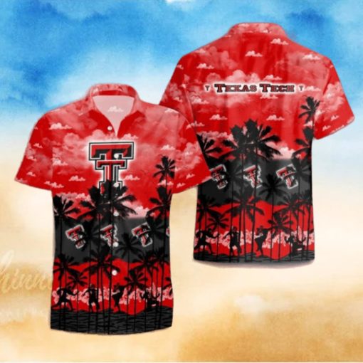 Texas Tech Red Raiders Palms Tree Hawaiian Shirt