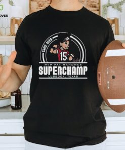 Texas Tech Red Raiders Patrick Mahomes MVP Superchamp Graphic T Shirt